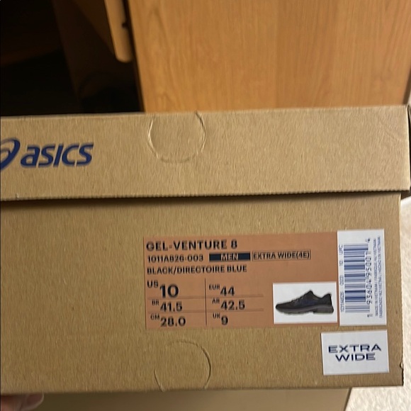ASICS Black and Blue Running Shoes
Extra wide width - Picture 5 of 5